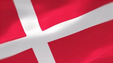 4 k Danimarka son derece detaylı bayrağı