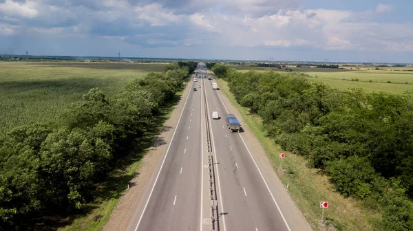 Antena Międzystanowych Autostrad Rosji — Zdjęcie stockowe