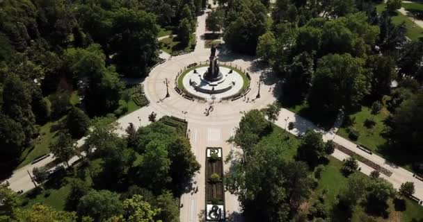 Krasnodar Rusko Pomník Catherine Památník Počest Císařovny Catherine Krasnodar — Stock video