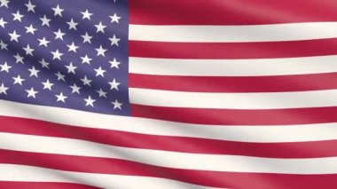 Sallama yıldız ve çizgili Amerikan bayrağı, Amerika Birleşik Devletleri.