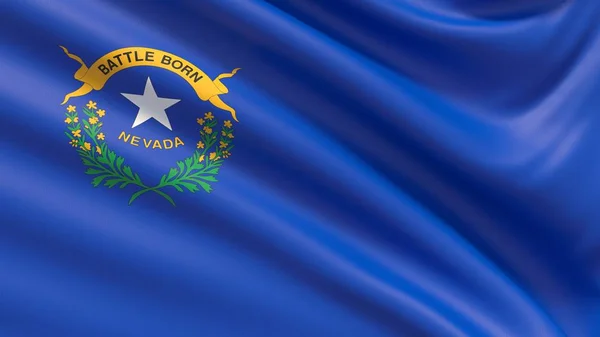 Nevada eyaleti bayrak. ABD Devletleri bayrakları.