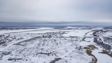 Hava manzara, Veliky Ustyug sahəsi iline bağlı Vologda Oblast, Rusya Federasyonu