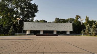 II. Dünya Savaşı Eternal flame Krasnodar City, Rusya Federasyonu - bir savaş anıtı olduğunu