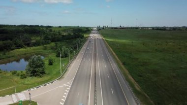 Rusya'da Asfalt Autobahn Highway Road