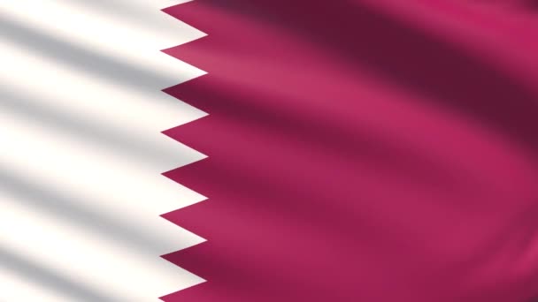 The flag of Qatar — Stock Video © shok-design #274886636