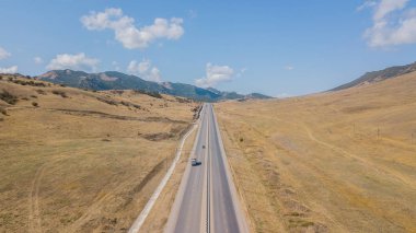 Dağıstan Cumhuriyeti'nde dağ yolu, Kafkasya, Rusya
