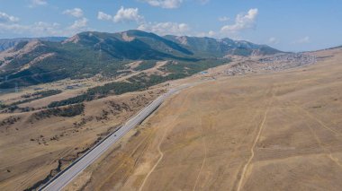 Dağıstan Cumhuriyeti'nde dağ yolu, Kafkasya, Rusya