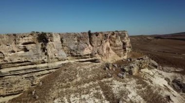 White Rock, Rusya 'da Kırım' da bir uçurumdur. Hava görünümü.