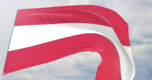 Drapeaux du monde - État du drapeau de l'Autriche.