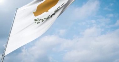 Yüksek çözünürlüklü Kıbrıs bayrağı.