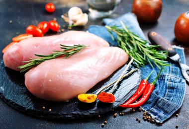 tuz ve baharat, çiğ tavuk tavuk siyah kurulu