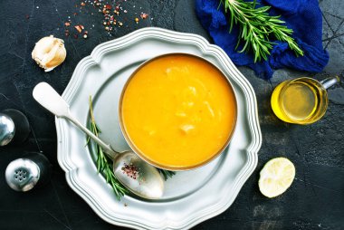 balkabağı çorbası kase, çorba, aroma baharat, Diyet yemekleri