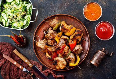 tabakta sebze kebabı et