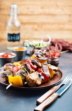 tabakta sebze kebabı et