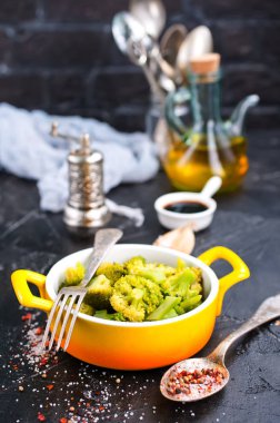 haşlanmış brokoli kase, Diyet yemekleri, stok fotoğraf