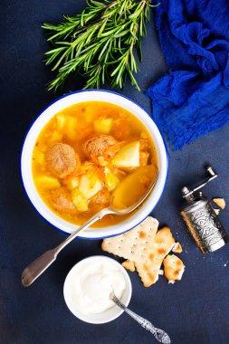 köfte kase sebze çorbası