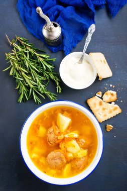 köfte kase sebze çorbası