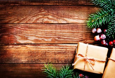 Noel arka plan, Noel dekorasyonu bir tablo