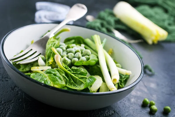 Ingredients Diet Salad Bowl Table — Stock Photo, Image