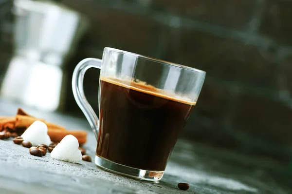 Café Taza Sobre Mesa — Foto de Stock