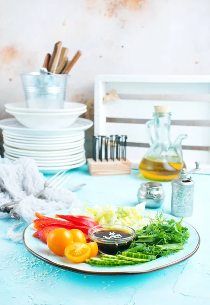 Gemüse für Salat — Stockfoto