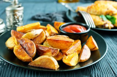 tavuk kanatlı patates