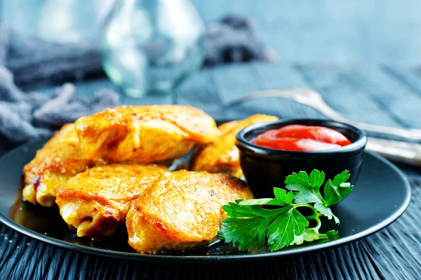 Fried wings — Stock Photo, Image