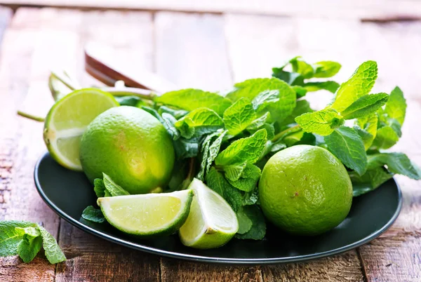 Ingredienser för mojito — Stockfoto