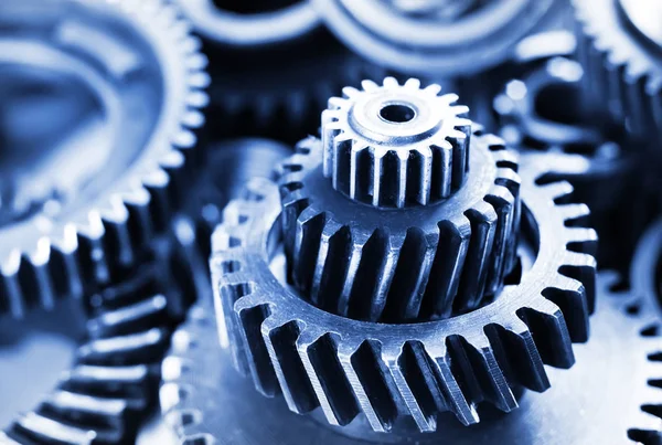 Metal gears and bearings — Stock Photo, Image