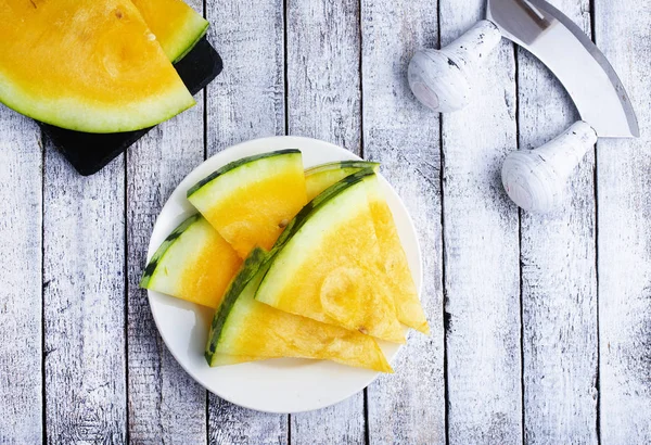 yellow watermelon