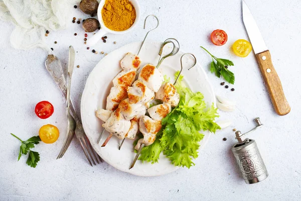 Chicken kebab — Stock Photo, Image