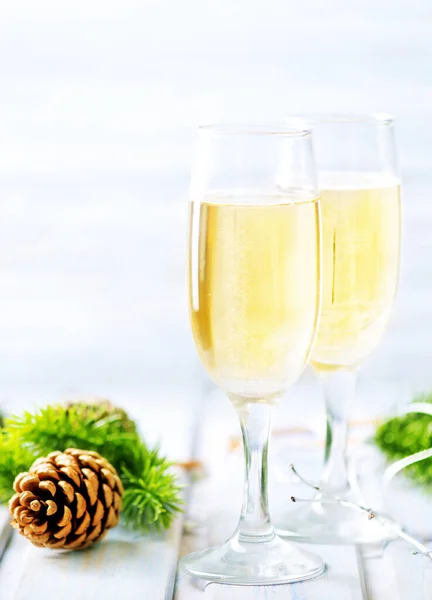 Two Champagne Glass — Stock Photo, Image