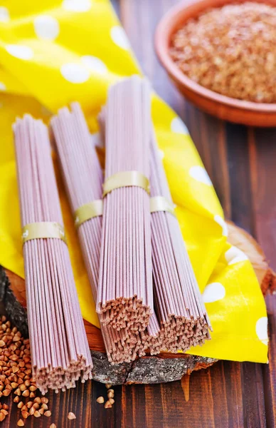 Buckwheat noodles — Stock Photo, Image