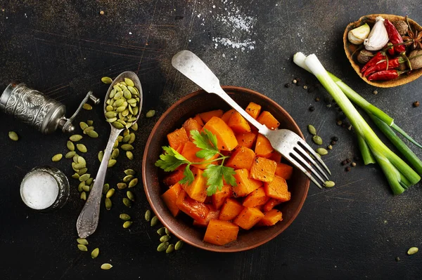 Calabaza frita — Foto de Stock