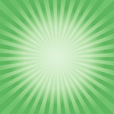 Soyut yaz yumuşak yeşil ışınları arka plan. Kare. Vektör Eps 10 cmyk