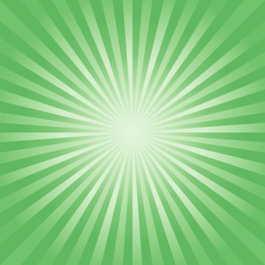 Soyut yaz yumuşak yeşil ışınları arka plan. Kare. Vektör Eps 10 cmyk