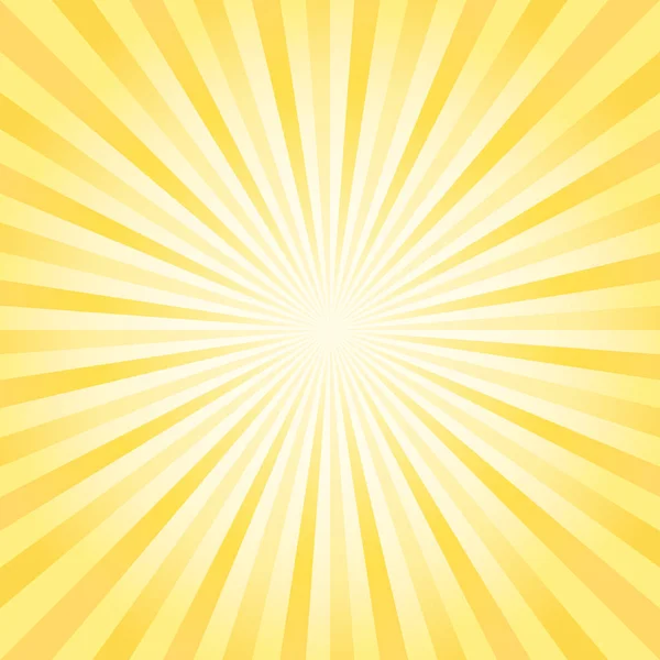 Abstract soft bright Yellow rays background. Vector — Stock Vector