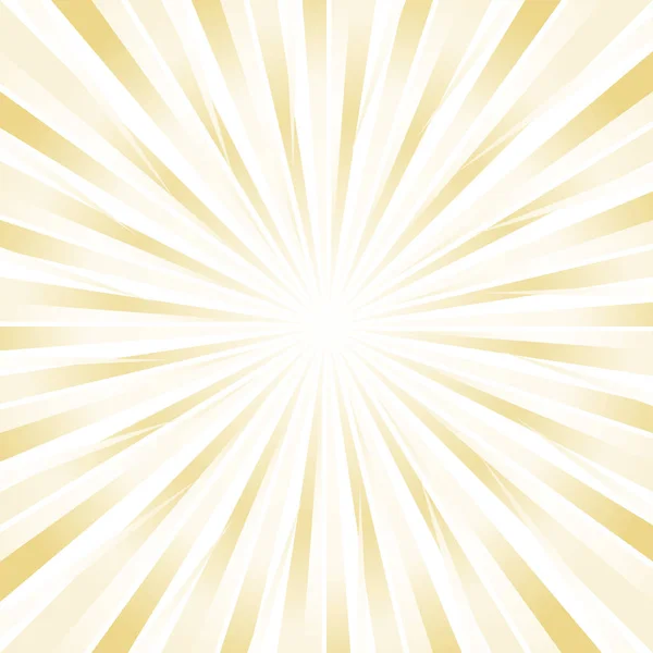 Abstract light Yellow Gold rays background. Vector — Stock Vector