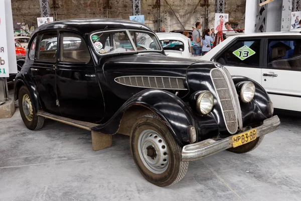 Kharkiv Oekraïne Mei 2018 Retro Auto Zwarte Bmw 326 Vervaardigd — Stockfoto