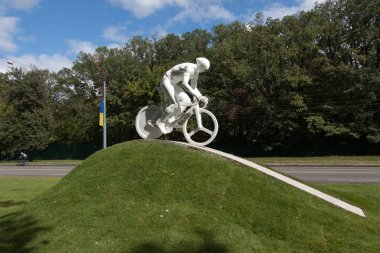 Kharkiv, Ukrayna - 21 Ağustos 2012: Anıt 