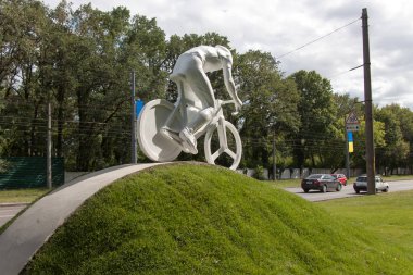 Kharkiv, Ukrayna - 21 Ağustos 2012: Anıt 