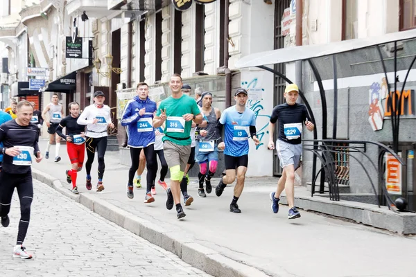 Kharkiv Ukrayna Nisan Kharkiv Uluslararası Maratonu Nisan 2019 Tarihinde Kharkiv — Stok fotoğraf