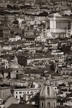 Roma şehir tarihi mimari arka plan.
