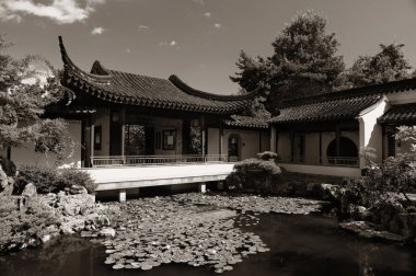 Vancouver, Kanada 'da Sun Yat-Sen Bahçesi.