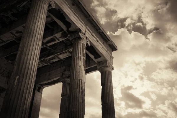 Chrám Erechtheion Akropoli Aténách Řecko — Stock fotografie