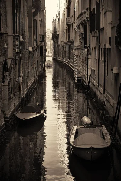 Parque Barco Venice Alley Canal Itália — Fotografia de Stock