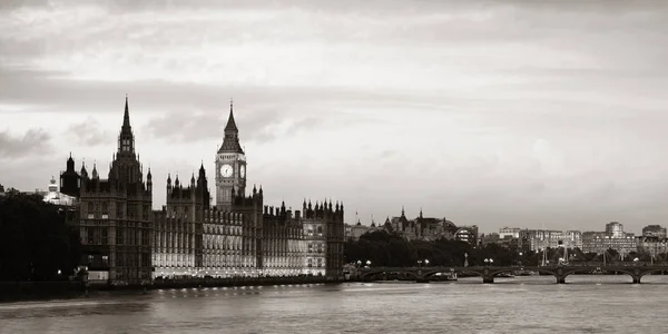 Westminster Mit Parlament London — Stockfoto