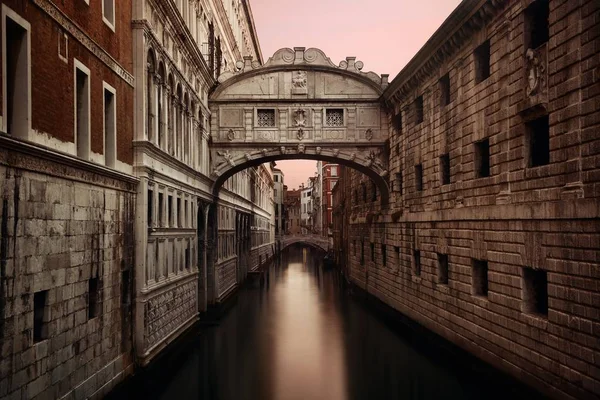 Ponte Dos Suspiros Famoso Marco Veneza Itália — Fotografia de Stock