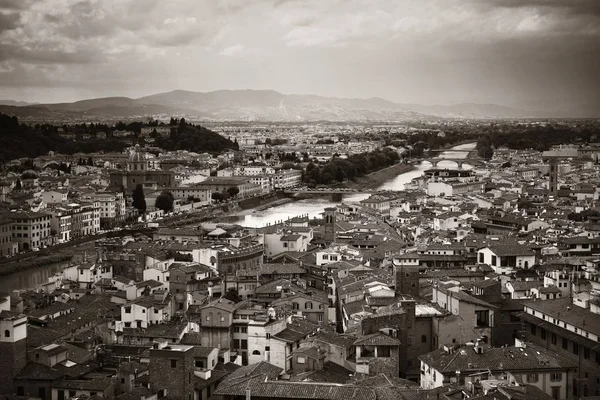 Panoramisch Uitzicht Skyline Van Stad Florence Italië — Stockfoto