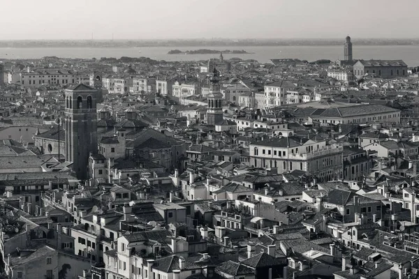 Skyline Venice Oglądany Góry Wieży Zegarowej Marks Square Włochy — Zdjęcie stockowe